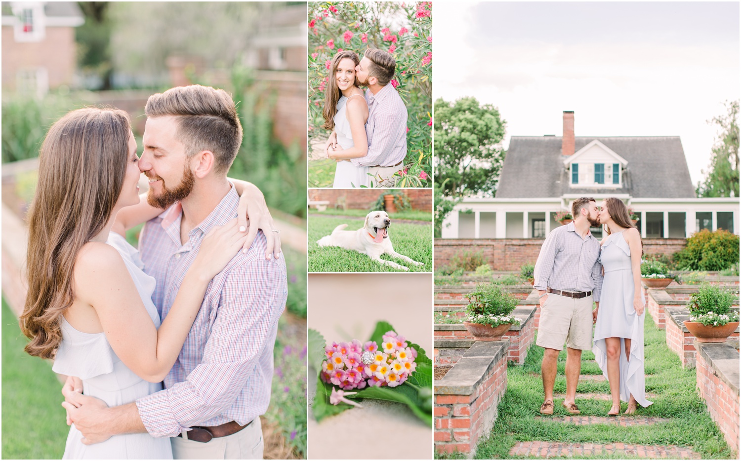 A southern engagement session at Pebble Hill Plantation